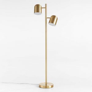Led Adjustable Brass Floor Lamp