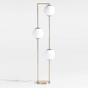Floor Lamp With Polyester Shade